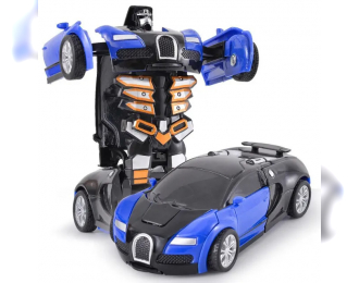 Игрушка Трансформер BUGATTI, синий