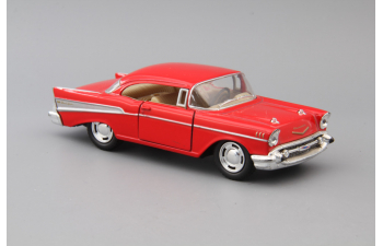 CHEVROLET Bel Air (1957), red