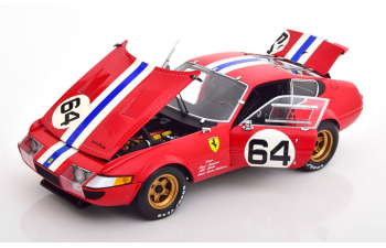 FERRARI 365 GTB4 Competizione TEAM FERRARI MODENA SPORTS CARS № 64 24h DAYTONA P.Newman - M.Minter - E.Forbes Robinson (1977)