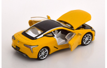 LEXUS LC500, yellow metallic black