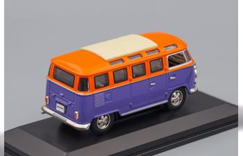 VOLKSWAGEN Microbus (1962), purple / orange