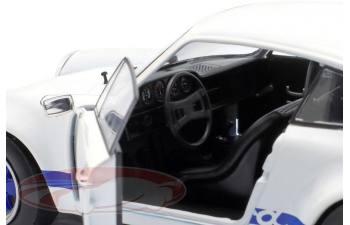 Porsche 911 Carrera RSR (1973), white / blue
