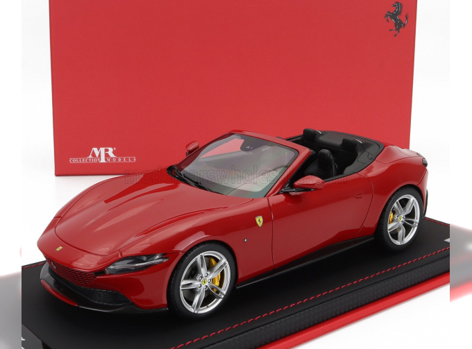 FERRARI Roma Spider Open (2020) - Con Vetrina - With Showcase, Rosso Corsa - Red