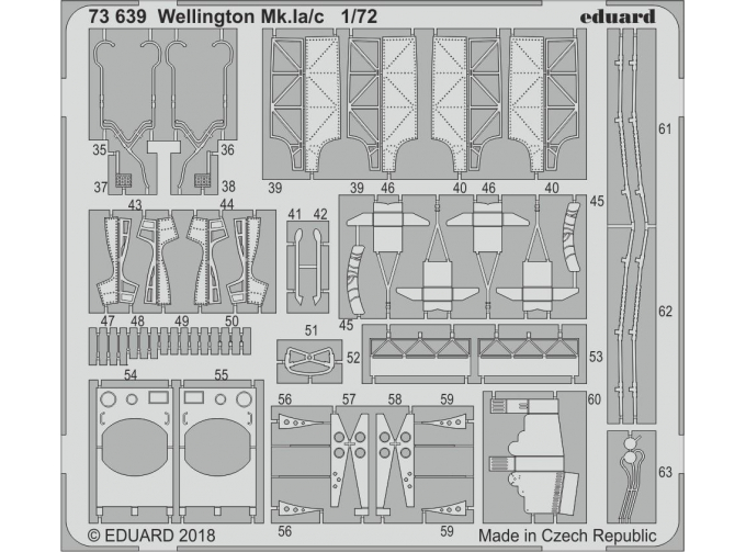 Фототравление для Wellington Mk. Ia/ c