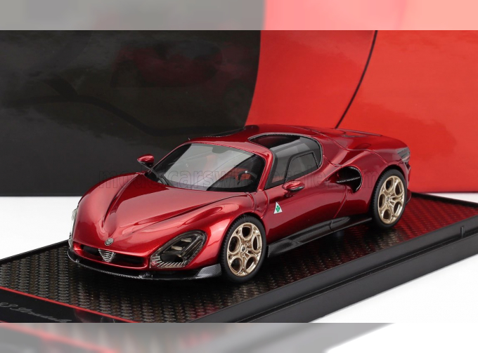 ALFA ROMEO 33 Stradale (2025), Rosso Villa D'este - Red Met