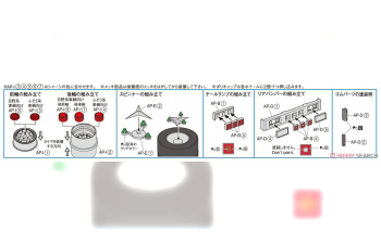 Сборная модель 20inch steel wheels and 16 square taillights set