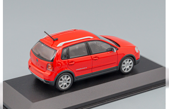 VOLKSWAGEN Cross Polo (2006), red