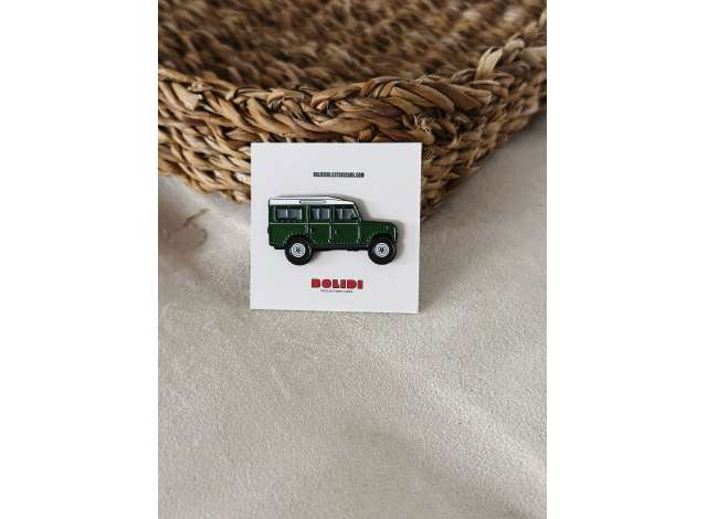 Значок Pin Land Rover Series 3, green