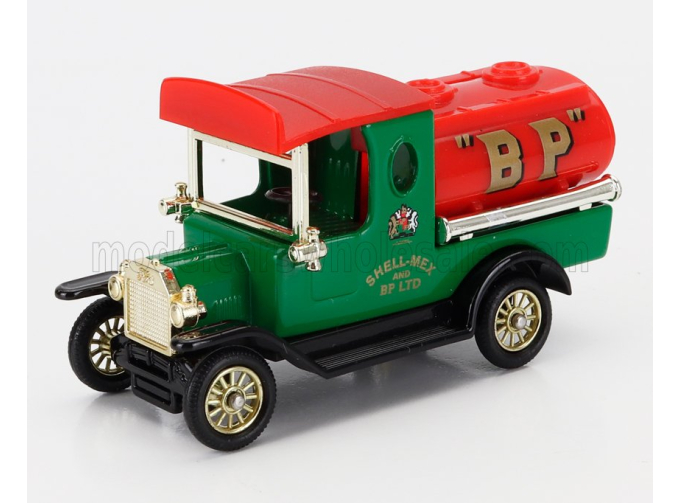 FORD Model T Tanker Truck Bp (1922) (cm 6.9), Green Red Black