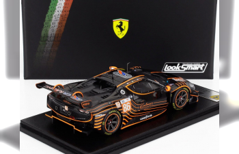 FERRARI 296 Gt3 3.0l Turbo V6 Team Gr Racing №86 24h Le Mans (2024) Riccardo Pera - Daniel Serra - Michael Wainwright, Black Orange