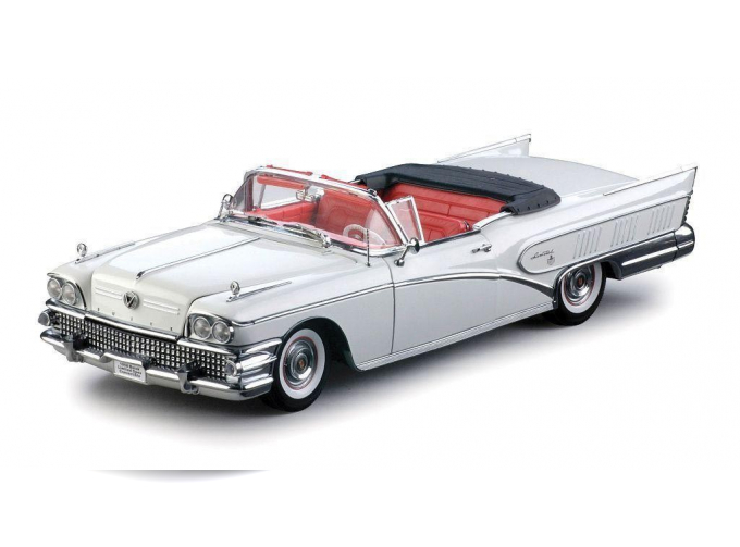 BUICK Limited Open Convertible 1958 Glacier White