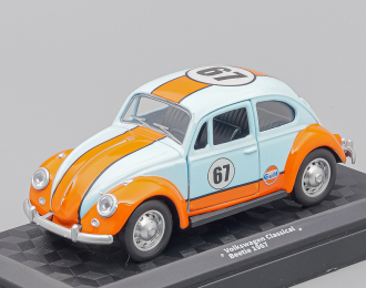 VOLKSWAGEN Beetle Classical (1967), light blue / orange