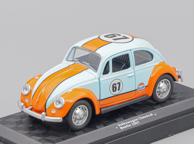 VOLKSWAGEN Beetle Classical (1967), light blue / orange