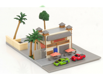 DIORAMA Fast & Furious Nano Scene Toretto Cafe