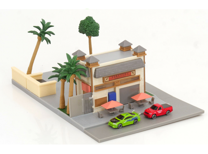 DIORAMA Fast & Furious Nano Scene Toretto Cafe