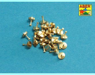 Turned imitation of Hexagonal bolts 0,85 x 1,30 mm x 30 pcs