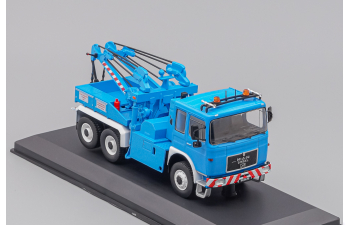 MAN F8 26.281 tow truck (эвакуатор), blue