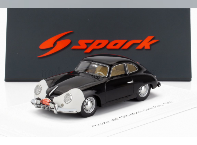 PORSCHE 356 Coupe №422 Rally Montecarlo (1953) Richard Von Frankenberg - Karl Bendix, Black