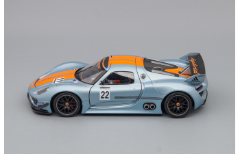 PORSCHE 918 RSR #22, light blue