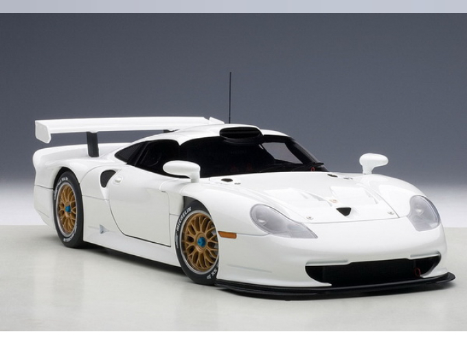 PORSCHE 911 GT1 1997 WHITE