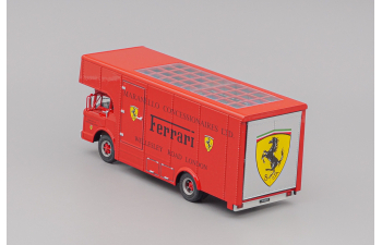 (Уценка!) FORD C-Type Truck F1 Ferrari Car Transporter Uk Maranello Concessionaries Ltd, red
