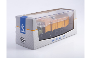 Мусоровоз КО-415А (53213), хаки / оранжевый