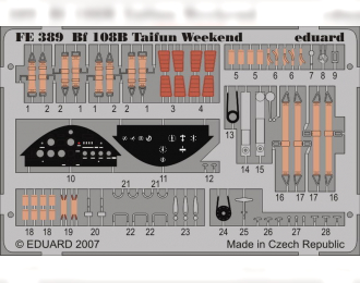 Цветное фототравление для Bf 108B Taifun Weekend