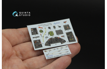 3D Декаль интерьера кабины F9F-2 Panther (Trumpeter)