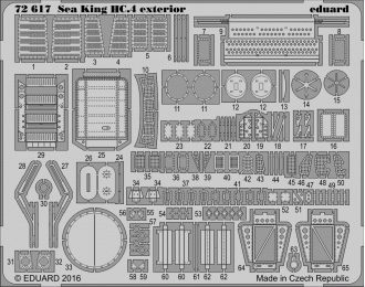 Фототравление для Sea King HC.4 exterior