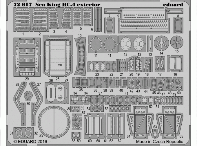 Фототравление для Sea King HC.4 exterior