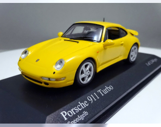 PORSCHE 911 Turbo (1995), yellow