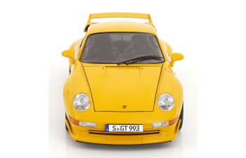 PORSCHE 911 (993) GT2 BBS rims (1996), speed yellow