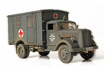 Opel Blitz 4x4, Ambulance, France, 1940