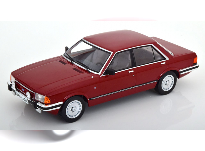 FORD Granada MK2 2.8 Ghia Saloon, redmetallic