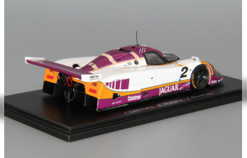 JAGUAR XJR9 #2 J. Lammers - A. Wallace - J. Dumfries Winner LM (1988), white / purple