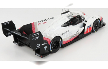 PORSCHE 919 Hybrid Evo №1 Tribute Lap Record 1:41.8 Min Spa Francorchamps 9th April (2018) N.Jani, White Red Black