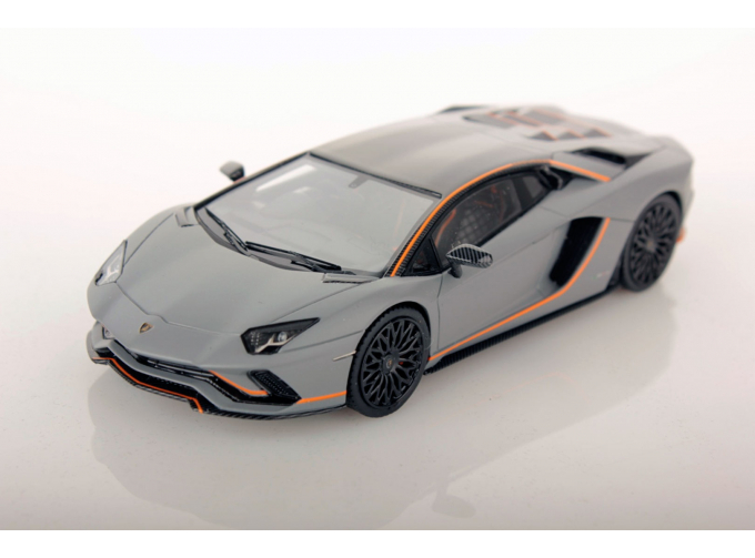 Lamborghini Aventador S "Ad Personam" (grey / orange / carbon)