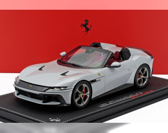 FERRARI 12cilindri V12 830cv Spider Open (2024) - Con Vetrina - With Showcase, Bianco Artico - White Met