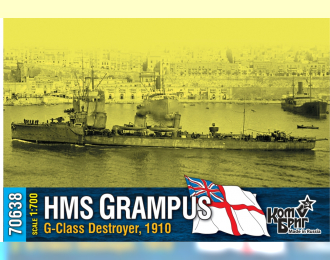 Сборная модель Английский эсминец HMS Grampus G-Class, 1910