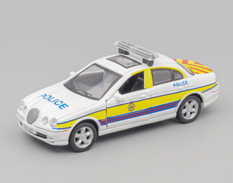 JAGUAR S-Type Police, white / yellow / red