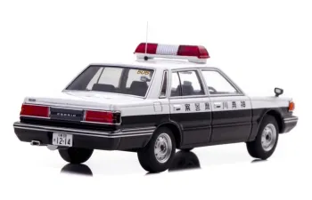 NISSAN Cedric (YPY30) *High Way Police Car Kanagawa 505* (1984), black / white