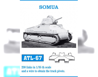 Atl-35-67 Траки железные для Somua