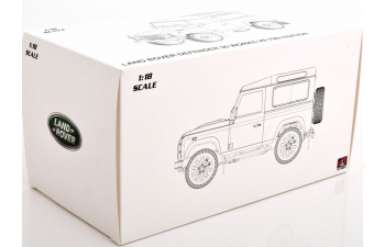 LAND ROVER Defender 90 Works V8 (2018), white/black