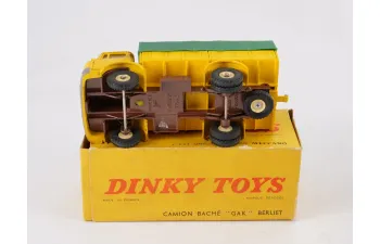 BERLIET Gak бортовой желтый с зеленым