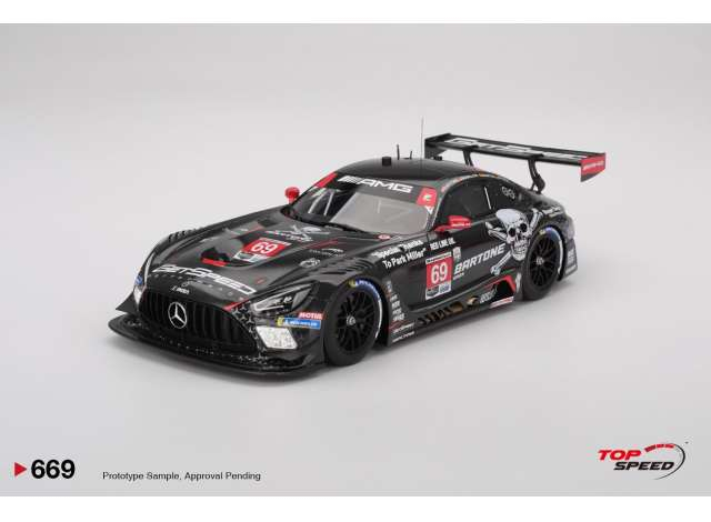 Mercedes Benz AMG GT3 EVO #69 Getspeed Daytona 24 hrs, black/red 2025
