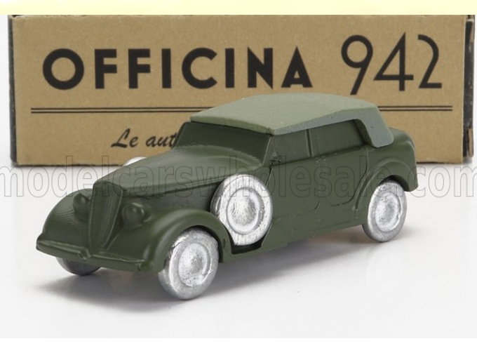 ALFA ROMEO 6c 2500 Cm Torpedo Cabriolet Closed (1942), Military Green