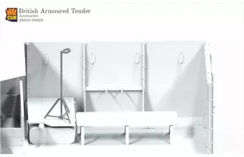 Сборная модель пулемёт Льюиса с зенитной стойкой