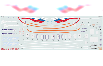 Сборная модель Самолет Боинг 767-300