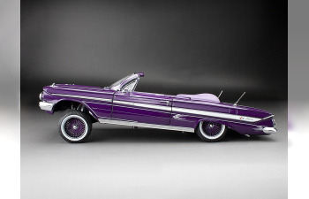 CHEVROLET Impala Convertible Lowrider (1961), purple