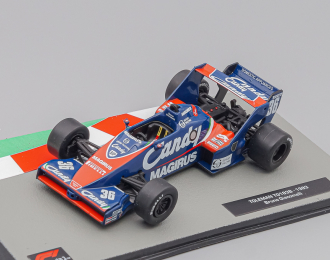 TOLEMAN F1 Tg183b №36 Season (1983) Bruno Giacomelli, blue / red